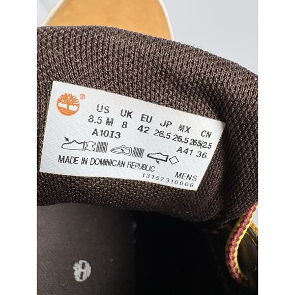 Timberland Chukka Boots Mens 8.5 Wheat Leather Canvas Casual Shoes main image 4